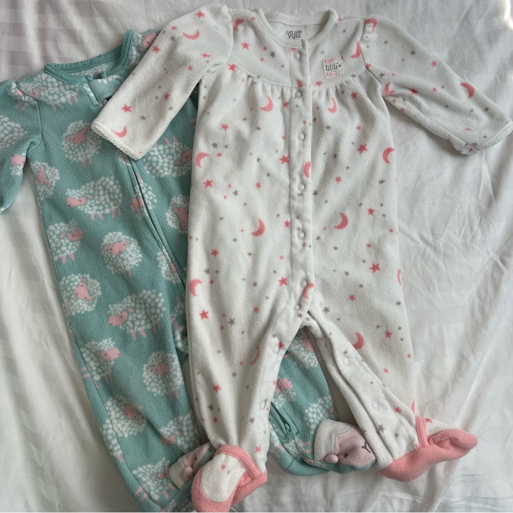 Just One You by Carter’s Fleece Pajamas, Set of 2, Size 6 Months